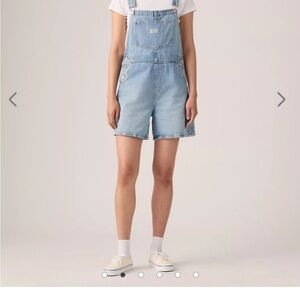 Levi’s Women's Light Blue Denim Overalls